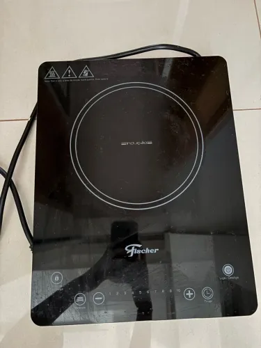 Vendo um fogao de indução 1 boca Marca Fischer Valor 320.00 Entrega em local a combinar 1