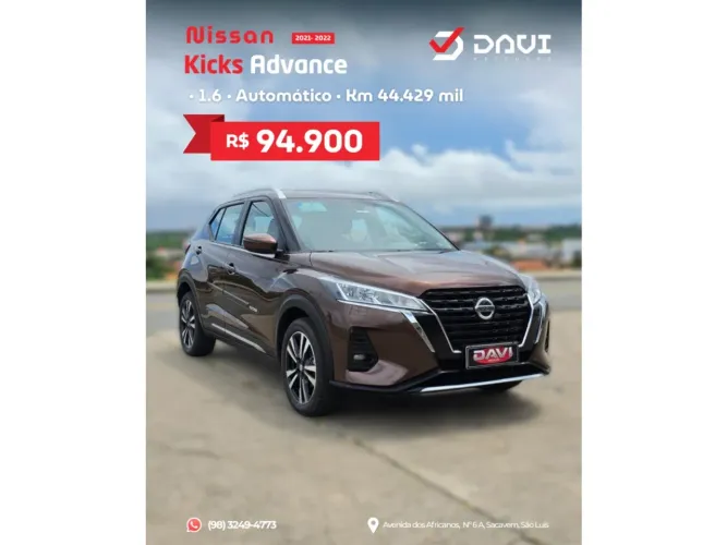 Nissan Kicks Advance 1.6 16V Flex AUT 2022