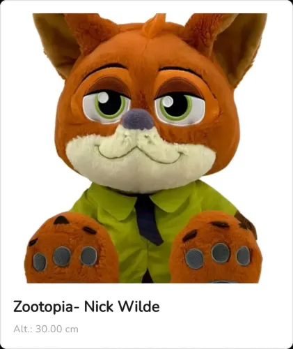 Lote Bonecos Pelúcia Zootopia Originais Disney