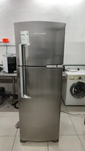 Geladeira Brastemp Inox Frost Free, 127 V/353L