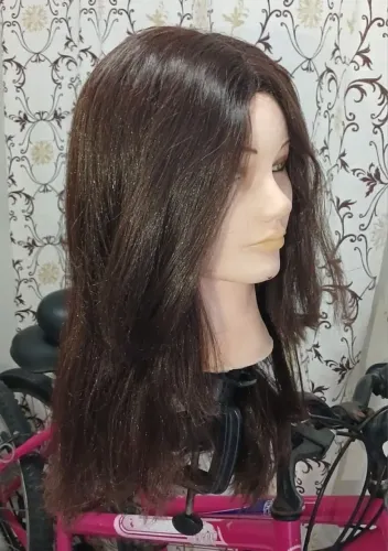 Peruca castanha 