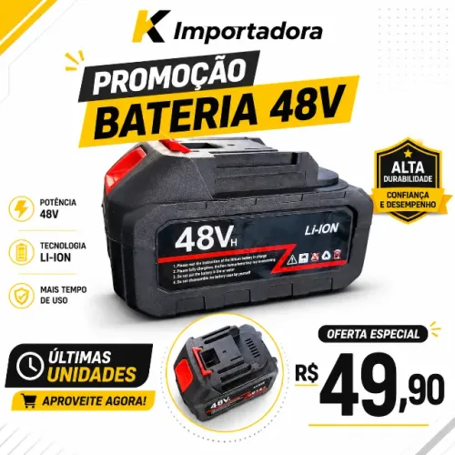 Bateria 48v para Parafusadeira, Chave de impacto e etc