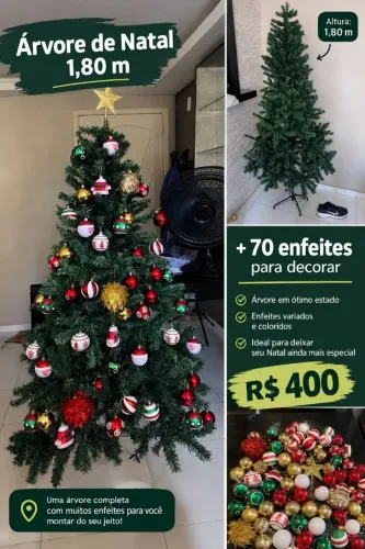 Árvore de Natal completa