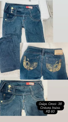Calça Colcci tamanho 38 . Cintura baixa. 60