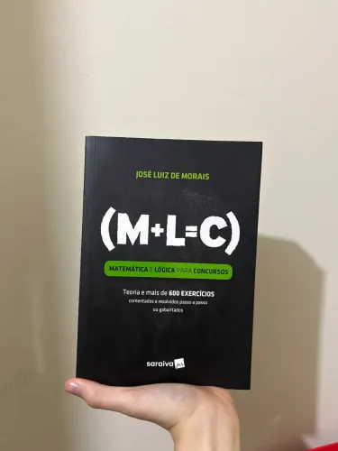 Livro Matemática e Lógica para Concursos NOVO, Nunca Usado + 600 Exercícios