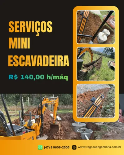 Mini Escavadeira 