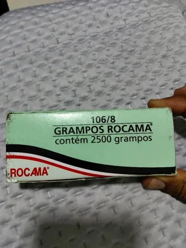 Grampo para grampeador manual rocama