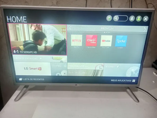 Tv LG led Smartv 32 Pol completa