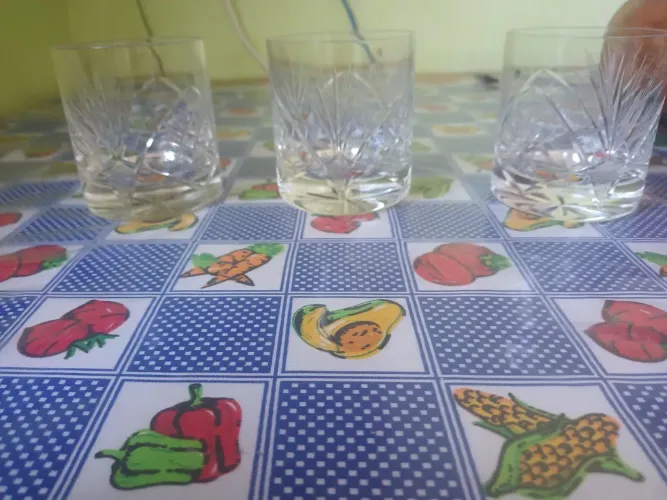 Copos de cristal