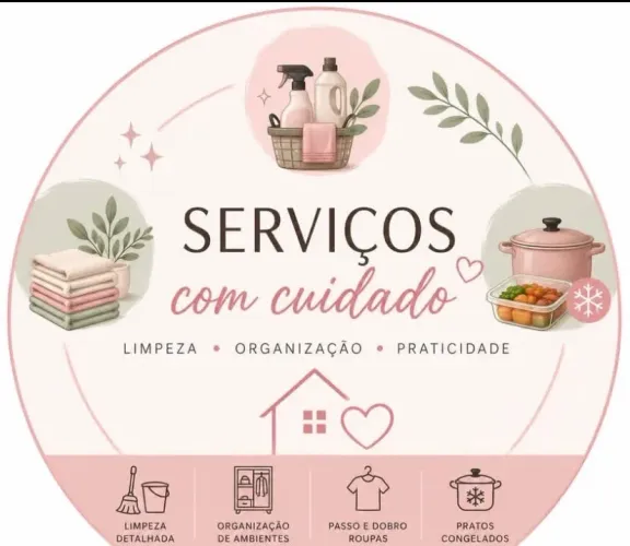 Diarista | Faxina | Organização Residencial | Marmitas Congeladas