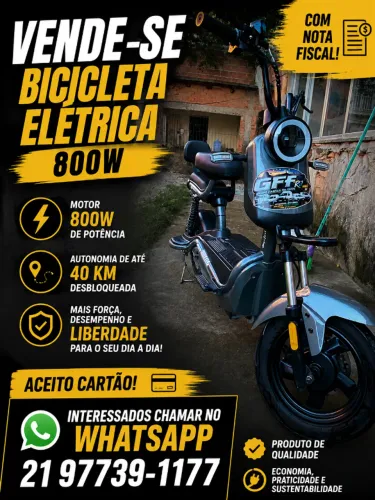 Vendo Scooter Eletrica 800W