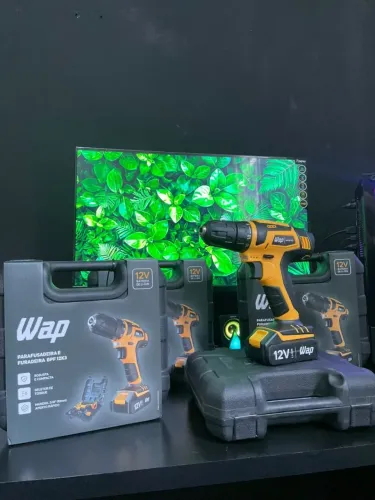 wap ? Furadeira Parafusadeira Sem Fio Profissional + Kit Completo