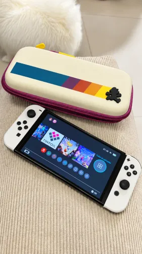 nintendo switch oled desbloqueado 64gb + 512gb micro sd