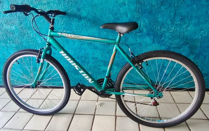 Bicicleta Aro 26 Freio V-brake 21 marchas Fizer Hammer Aero - Cor Verde-Claro