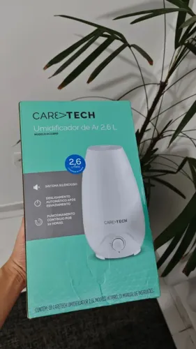 NOVO | BIVOLT | UMIDIFICADOR DE AR Caretech Easy Air HC118RD 2,6 Litros