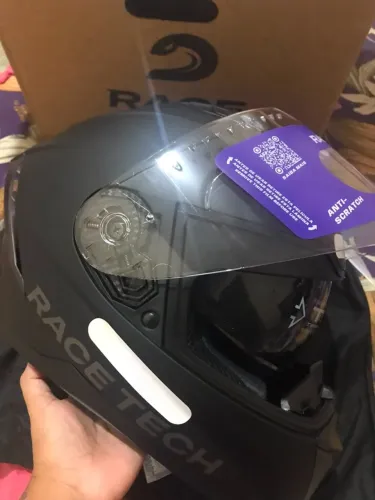 Capacete Race Tech Preto Fosco - TM: 56