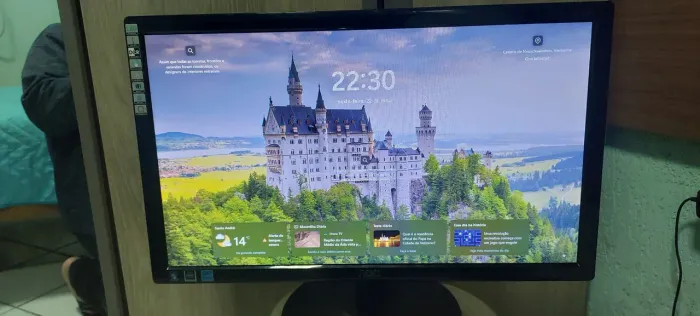 Monitor lcd 20" wide screen 12vcc 