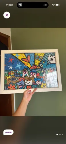 Quadro de Quebra-cabeça Romero Britto