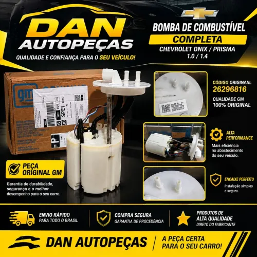 Bomba de combustível Onix turbo