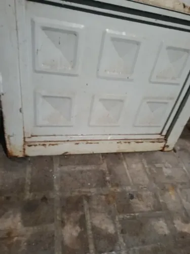 Porta de ferro com vidro