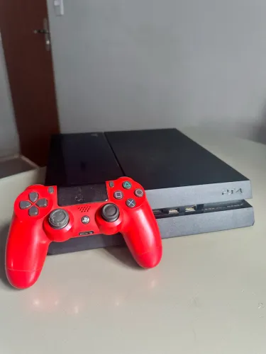 PLAYSTATION 4 + CONTROLE + VÁRIOS JOGOS