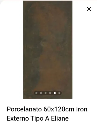 Piso Eliane Iron Externo 60x120