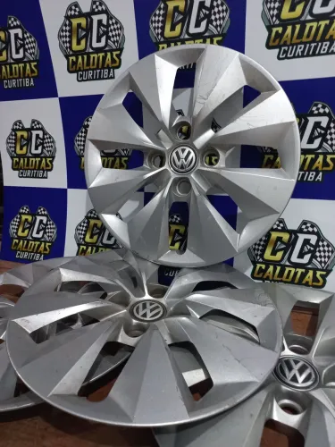 Jogo de calota aro 14 Volkswagen original usada para gol voyage e saveiro. Disk entrega 