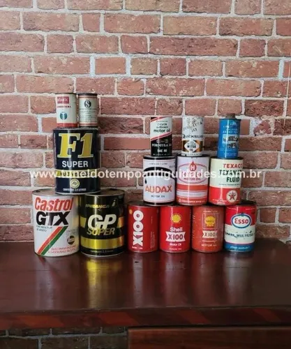 Latas Óleo Antigas