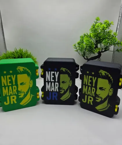 Caixa porta figurinhas Copa do Mundo - 2 slot