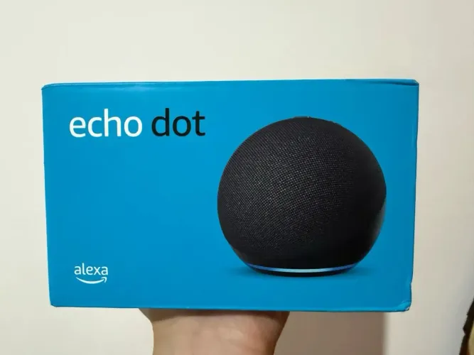 Echo Dot 5ª Geração com Alexa | Smart Speaker Amazon | Wi-Fi + Bluetooth NOVA