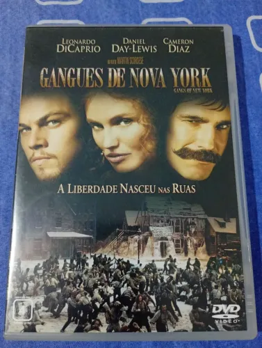 Dvd duplo Gangues de Nova York (semi novo)