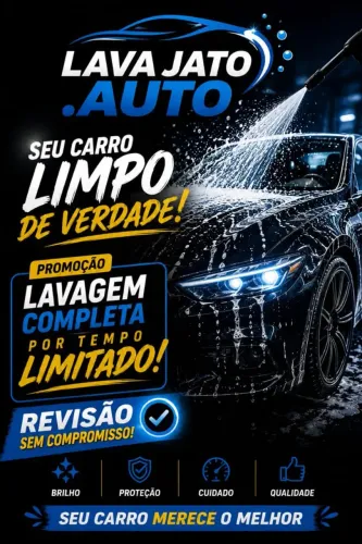 Lava Jato em Januária - Lavagem de Carros e Motos com Qualidade