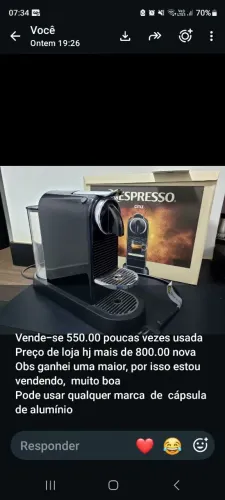 Cafeteira Nexpresso