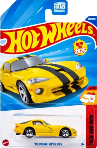 Miniatura Hot Whells no Blister - 96 Dodge Viper GTS