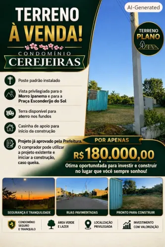 TERRENO Á VENDA EM ARAÇOIABA DA SERRA ?