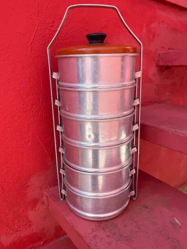marmitas antiga em aluminio