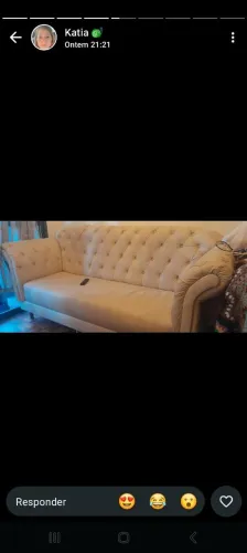 Sofá chesterfield capitone
