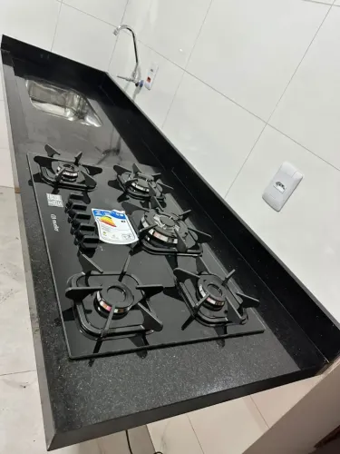 Pia com fogão incluso