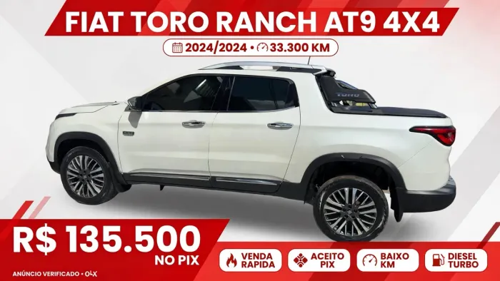 Fiat Toro Ranch 2.0 16V 4X4 Diesel Aut. 2024