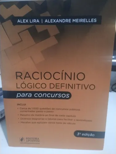 Livro Raciocínio lógico Definitivo para Concursos