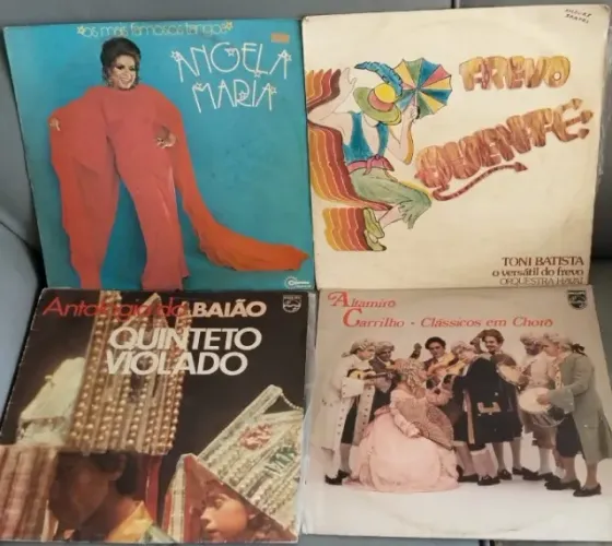 Lote 10 discos de Vinil antigos coleção