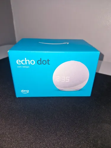 Alexa Echo Dot com relógio- Branco