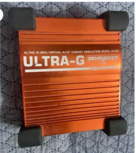 Direct Box Ativo para Guitarra Gi 100 Ultra-g Behringer 