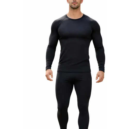 Conjunto segunda pele térmica masculino / flanelado