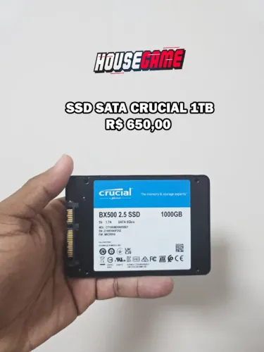 SSD SATA CRUCIAL 1TB