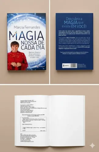 Livro Magia Nossa de Cada Dia - Márcia Fernandes / Sensitiva