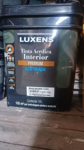 Tinta acrílica acetinado 