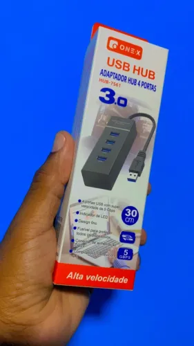 Hub 4 portas USB 3.0