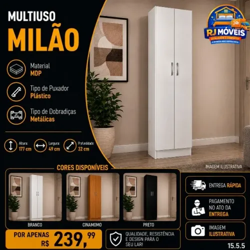 Armário multiuso (Pague na entrega)