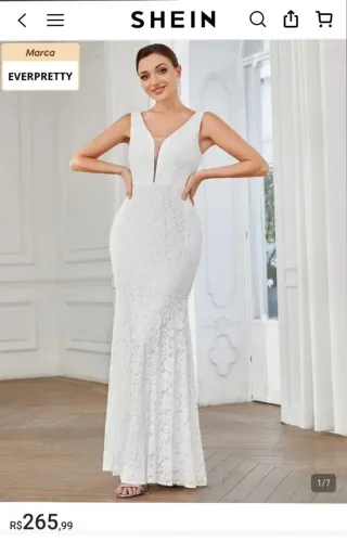 Vestido de Noiva Lindo ( Novo na etiqueta)